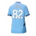 Maillot de foot Manchester City Rico Lewis #82 Domicile vêtements Femmes 2024-25 Manches Courtes